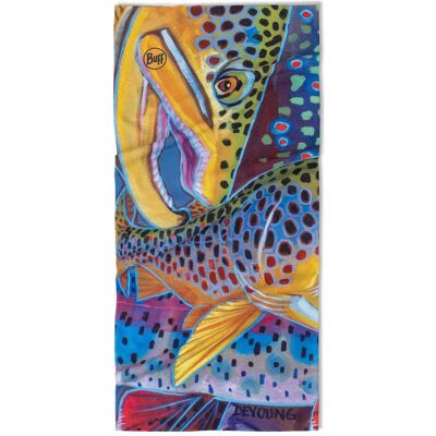 Buff, Unisex, Schal, Bandana Coolnet UV Derek De Young Trout Confetti, Grau, Mehrfarbig Buff, Unisex, Schal, Bandana Coolnet UV Derek De Young Trout Confetti, Grau, Mehrfarbig
