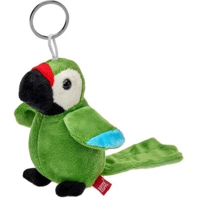 Beppe, Schlüsselanhänger, Grüner Ara Papagei Schlüsselanhänger 11cm, Grün, Mehrfarbig Beppe, Schlüsselanhänger, Grüner Ara Papagei Schlüsselanhänger 11cm, Grün, Mehrfarbig