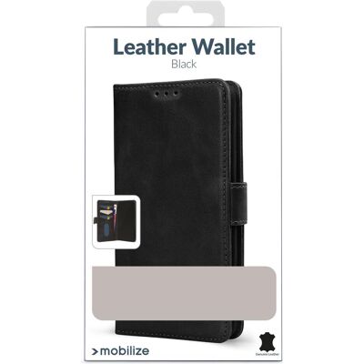 Mobilize, Herren, Portemonnaie, Portemonnaie aus Leder, Schwarz Mobilize, Herren, Portemonnaie, Portemonnaie aus Leder, Schwarz