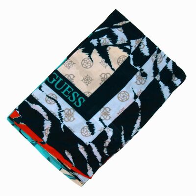 Guess Damen, Schal, Textile Scarf, AW8799VIS03, 130 x 130 cm, For Women Guess Damen, Schal, Textile Scarf, AW8799VIS03, 130 x 130 cm, For Women