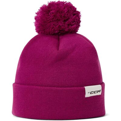 CCM, Jungen, Mütze, HPM53A AD SS4 Strick BOYSENBERRY OSFA CCM, Jungen, Mütze, HPM53A AD SS4 Strick BOYSENBERRY OSFA