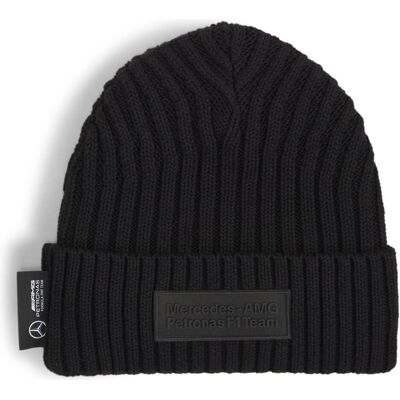 Puma Damen, Mütze, MAPF1 Statement Beanie, Schwarz Puma Damen, Mütze, MAPF1 Statement Beanie, Schwarz
