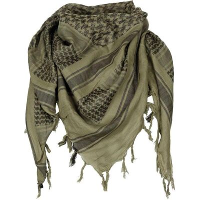 Mfh, Herren, Schal, PLO Tuch, "Shemagh", Supersoft, oliv-schwarz, Schwarz Mfh, Herren, Schal, PLO Tuch, "Shemagh", Supersoft, oliv-schwarz, Schwarz