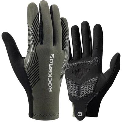 Rockbros, Herren, Handschuhe, 16110006002 stossdämpfende Fahrradhandschuhe Grösse M – Grün und Schwarz, Grün, Schwarz, (M) Rockbros, Herren, Handschuhe, 16110006002 stossdämpfende Fahrradhandschuhe Grösse M – Grün und Schwarz, Grün, Schwarz, (M)
