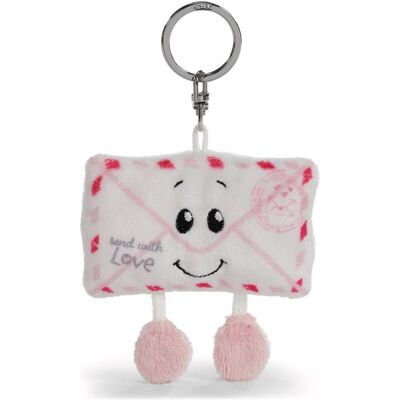 NICI, Schlüsselanhänger, GREEN Schlüsselanhänger mit dem Buchstaben „Love“, 8 cm, Weiss, Rosa NICI, Schlüsselanhänger, GREEN Schlüsselanhänger mit dem Buchstaben „Love“, 8 cm, Weiss, Rosa