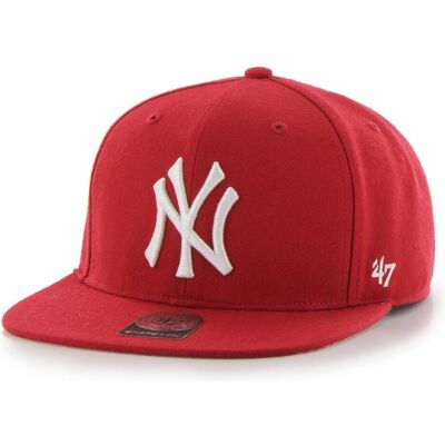 47 Brand, Herren, Cap, No Shot New York Yankees, Rot, (One Size) 47 Brand, Herren, Cap, No Shot New York Yankees, Rot, (One Size)