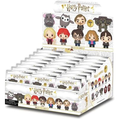 Monogram Int., Schlüsselanhänger, Harry Potter 3D PVC-Taschenanhänger Series 7 Display (24), Mehrfarbig Monogram Int., Schlüsselanhänger, Harry Potter 3D PVC-Taschenanhänger Series 7 Display (24), Mehrfarbig