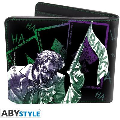 ABYstyle, Herren, Portemonnaie, Portafoglio DC Comics Joker, Schwarz ABYstyle, Herren, Portemonnaie, Portafoglio DC Comics Joker, Schwarz