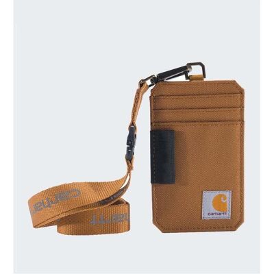 Carhartt, Portemonnaie, Portfel Nylon Duck ze Smyczą Brown, Braun Carhartt, Portemonnaie, Portfel Nylon Duck ze Smyczą Brown, Braun