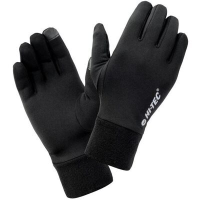 Hi-Tec, Herren, Handschuhe, Schwarze Janni-Laufhandschuhe, Schwarz, (M, S) Hi-Tec, Herren, Handschuhe, Schwarze Janni-Laufhandschuhe, Schwarz, (M, S)