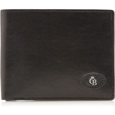 Castelijn & Beerens, Herren, Portemonnaie, Gaucho Geldbörse RFID Leder 12,5 cm, Schwarz Castelijn & Beerens, Herren, Portemonnaie, Gaucho Geldbörse RFID Leder 12,5 cm, Schwarz