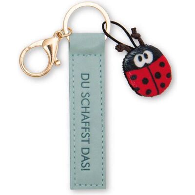 Magni, Unisex, Schlüsselanhänger, NICI Schlüsselanhänger Du schaffst das! Kunstlederband mit Marienkäfer türkis 10cm, Rot, Grün, Türkis Magni, Unisex, Schlüsselanhänger, NICI Schlüsselanhänger Du schaffst das! Kunstlederband mit Marienkäfer türkis 10cm, Rot, Grün, Türkis