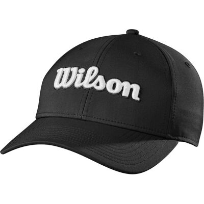 Wilson, Herren, Cap, Tour, Schwarz, (One Size) Wilson, Herren, Cap, Tour, Schwarz, (One Size)
