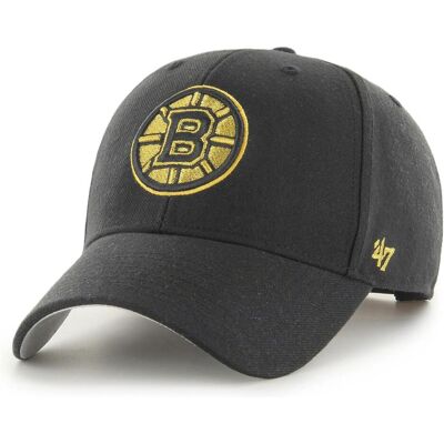 47 Brand, Herren, Cap, NHL Metallic Boston Bruins, Schwarz, (One Size) 47 Brand, Herren, Cap, NHL Metallic Boston Bruins, Schwarz, (One Size)