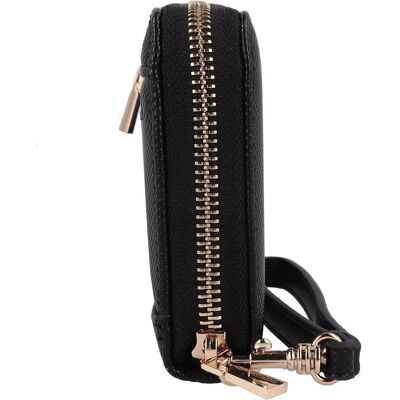 Guess Damen, Portemonnaie, Laurel II Geldbörse 20 cm, Schwarz Guess Damen, Portemonnaie, Laurel II Geldbörse 20 cm, Schwarz