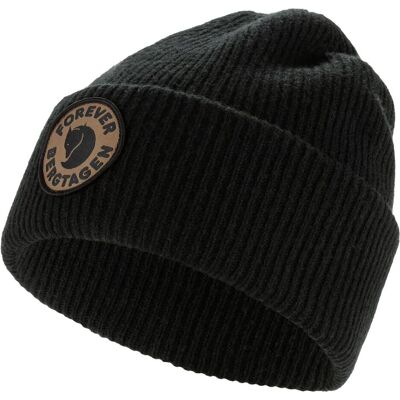 Fjällräven, Herren, Mütze, Bergtagen Forever Wool Beanie, Schwarz, (One Size) Fjällräven, Herren, Mütze, Bergtagen Forever Wool Beanie, Schwarz, (One Size)