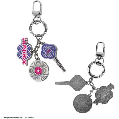 Cinereplicas, Mädchen, Schlüsselanhänger, Kpop Demon Hunters Huntr/x Charms Keychain, Mehrfarbig Cinereplicas, Mädchen, Schlüsselanhänger, Kpop Demon Hunters Huntr/x Charms Keychain, Mehrfarbig
