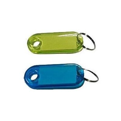 Schlüsselanhänger, KEY TAG KT-50 MULTI 5PCS, Mehrfarbig, Blau, Grün Schlüsselanhänger, KEY TAG KT-50 MULTI 5PCS, Mehrfarbig, Blau, Grün