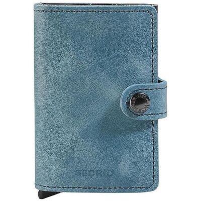 Secrid, Damen, Portemonnaie, Geldbörse Miniwallet VINTAGE MINI Mv-Teal, Türkis, Blau Secrid, Damen, Portemonnaie, Geldbörse Miniwallet VINTAGE MINI Mv-Teal, Türkis, Blau