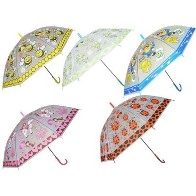 Swede, Mädchen, Regenschirm, MIX Automatikschirm, Mehrfarbig Swede, Mädchen, Regenschirm, MIX Automatikschirm, Mehrfarbig