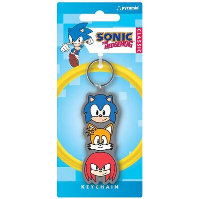 Pyramid Schlüsselanhänger, SONIC - Trio Stack - Porte-clés en PVC, Mehrfarbig Pyramid Schlüsselanhänger, SONIC - Trio Stack - Porte-clés en PVC, Mehrfarbig