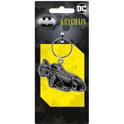 Pyramid Herren, Schlüsselanhänger, Portachiavi Batman Batmobile 1989, Schwarz Pyramid Herren, Schlüsselanhänger, Portachiavi Batman Batmobile 1989, Schwarz