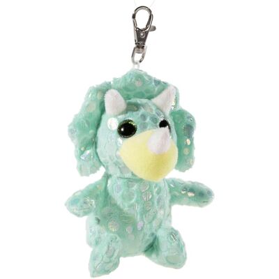 Heunec, Schlüsselanhänger, Keyring Dinosaurier 4-fach (Plüsch, 7cm), Mehrfarbig, Blau, Rot, Grün, Violett Heunec, Schlüsselanhänger, Keyring Dinosaurier 4-fach (Plüsch, 7cm), Mehrfarbig, Blau, Rot, Grün, Violett