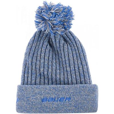 Bauer, Unisex, Mütze, Team-Strickmütze mit Bommel, Mehrfarbig Bauer, Unisex, Mütze, Team-Strickmütze mit Bommel, Mehrfarbig