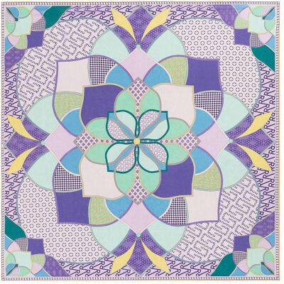 Roeckl, Damen, Schal, Exklusive Mandala 130x130 Sjaal, Violett, Mehrfarbig Roeckl, Damen, Schal, Exklusive Mandala 130x130 Sjaal, Violett, Mehrfarbig