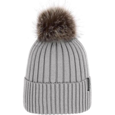 Viking Damen, Hut, Hana Pompon Life Style Damenhut Grau, Grau Viking Damen, Hut, Hana Pompon Life Style Damenhut Grau, Grau