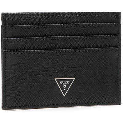 Guess Herren, Portemonnaie, Certosa Card Case, Schwarz Guess Herren, Portemonnaie, Certosa Card Case, Schwarz