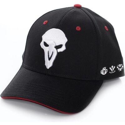 Overwatch, Herren, Cap, Reaper Men's Adjustable Cap, Schwarz, (One Size) Overwatch, Herren, Cap, Reaper Men's Adjustable Cap, Schwarz, (One Size)