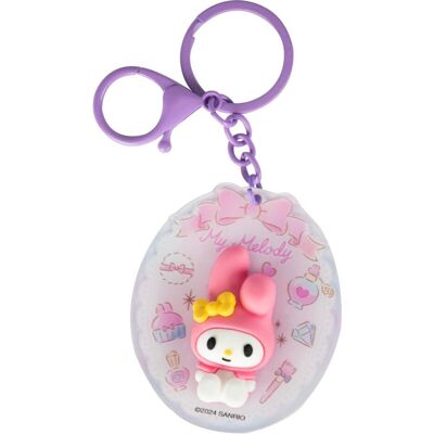 Blue Sky Damen, Schlüsselanhänger, Sanrio 3D Acryl Schlüsselanhänger My Melody, Rosa Blue Sky Damen, Schlüsselanhänger, Sanrio 3D Acryl Schlüsselanhänger My Melody, Rosa