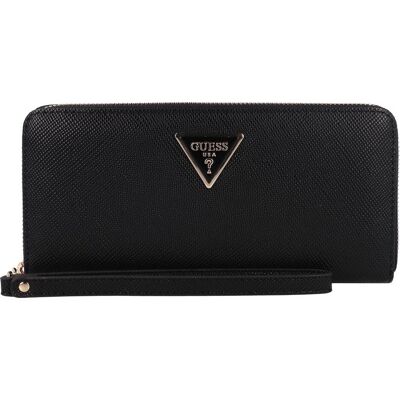 Guess Damen, Portemonnaie, Laurel II Geldbörse 20 cm, Schwarz Guess Damen, Portemonnaie, Laurel II Geldbörse 20 cm, Schwarz