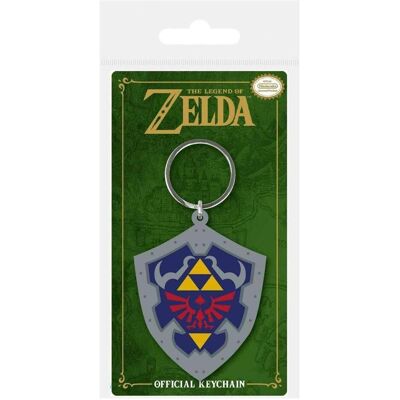 Pyramid Schlüsselanhänger, Legend of Zelda: Hylia Schild, Blau Pyramid Schlüsselanhänger, Legend of Zelda: Hylia Schild, Blau