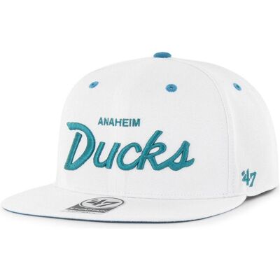 47 Brand, Herren, Cap, Crosstown Anaheim Ducks, Weiss, (One Size) 47 Brand, Herren, Cap, Crosstown Anaheim Ducks, Weiss, (One Size)
