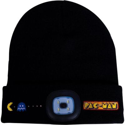 Fizz Creations, Herren, Mütze, PAC-MAN LED Beanie Hat, Schwarz Fizz Creations, Herren, Mütze, PAC-MAN LED Beanie Hat, Schwarz
