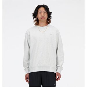New Balance, Herren, Pullover, NB Athletics French Terry Crew, Grau, Weiss, (L) New Balance, Herren, Pullover, NB Athletics French Terry Crew, Grau, Weiss, (L)