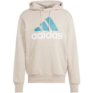 Adidas Herren, Pullover, Essentials French Terry-Hoodie mit grossem Logo, Beige, (L) Adidas Herren, Pullover, Essentials French Terry-Hoodie mit grossem Logo, Beige, (L)