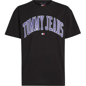 Tommy Jeans, Herren, Shirts, Tjm Reg Popcolor Varsity Tee Ext, Schwarz, (M) Tommy Jeans, Herren, Shirts, Tjm Reg Popcolor Varsity Tee Ext, Schwarz, (M)