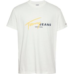 Tommy Jeans, Herren, Shirts, Tjm Reg Signtr Dna Tee Ext, Beige, (XL) Tommy Jeans, Herren, Shirts, Tjm Reg Signtr Dna Tee Ext, Beige, (XL)
