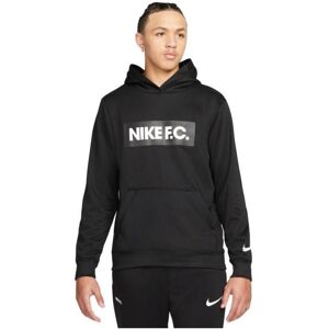 Nike, Herren, Pullover, F.C. MEN"S FLEECE SOCCER, BLACK/WHITE/WHITE S, Schwarz, (S) Nike, Herren, Pullover, F.C. MEN"S FLEECE SOCCER, BLACK/WHITE/WHITE S, Schwarz, (S)