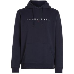 Tommy Jeans, Herren, Pullover, Tjm Reg Linear Logo Hoodie Ext, Blau, (L) Tommy Jeans, Herren, Pullover, Tjm Reg Linear Logo Hoodie Ext, Blau, (L)