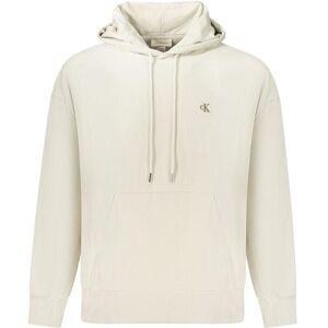 Calvin Klein Jeans, Herren, Pullover, Premium Terry Monogram Hoodie, Weiss, (M) Calvin Klein Jeans, Herren, Pullover, Premium Terry Monogram Hoodie, Weiss, (M)