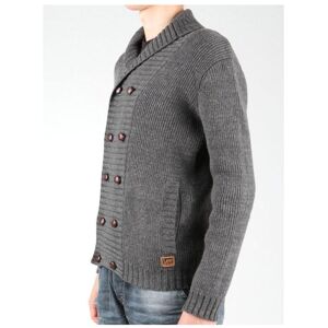 Lee, Herren, Pullover, Knit Cardigan Pullover L620OG06, Grau, (XXL) Lee, Herren, Pullover, Knit Cardigan Pullover L620OG06, Grau, (XXL)