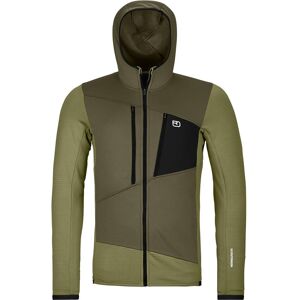 Ortovox, Herren, Outdoorjacken, Fleece Grid Hoody (S), Grün, Braun, S Ortovox, Herren, Outdoorjacken, Fleece Grid Hoody (S), Grün, Braun, S