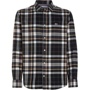 Tommy Jeans, Herren, Hemden, Essential, Schwarz, (L) Tommy Jeans, Herren, Hemden, Essential, Schwarz, (L)