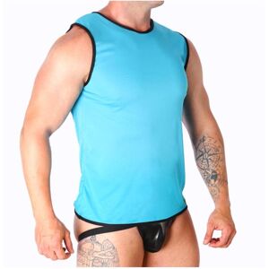 Macho Underwear, Herren, Shirts, M?Nnliches Blaues T-Shirt S/M, Blau, (M) Macho Underwear, Herren, Shirts, M?Nnliches Blaues T-Shirt S/M, Blau, (M)