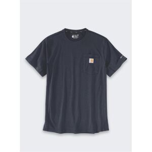 Carhartt, Herren, Shirts, Force Mid Pocket Navy T-Shirt, Blau, (XL) Carhartt, Herren, Shirts, Force Mid Pocket Navy T-Shirt, Blau, (XL)
