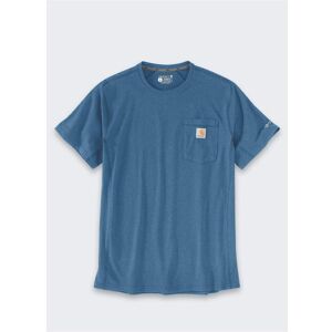 Carhartt, Herren, Shirts, Force Mid SS Pocket Dunkelblau, Blau, (S) Carhartt, Herren, Shirts, Force Mid SS Pocket Dunkelblau, Blau, (S)
